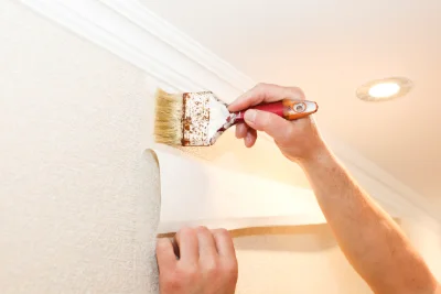 Pose de papier peint à Amilly — revêtements muraux et toiles de verre